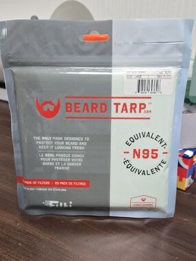 Beard Tarp 20 Pack of Size L N95 Equivalent Filters